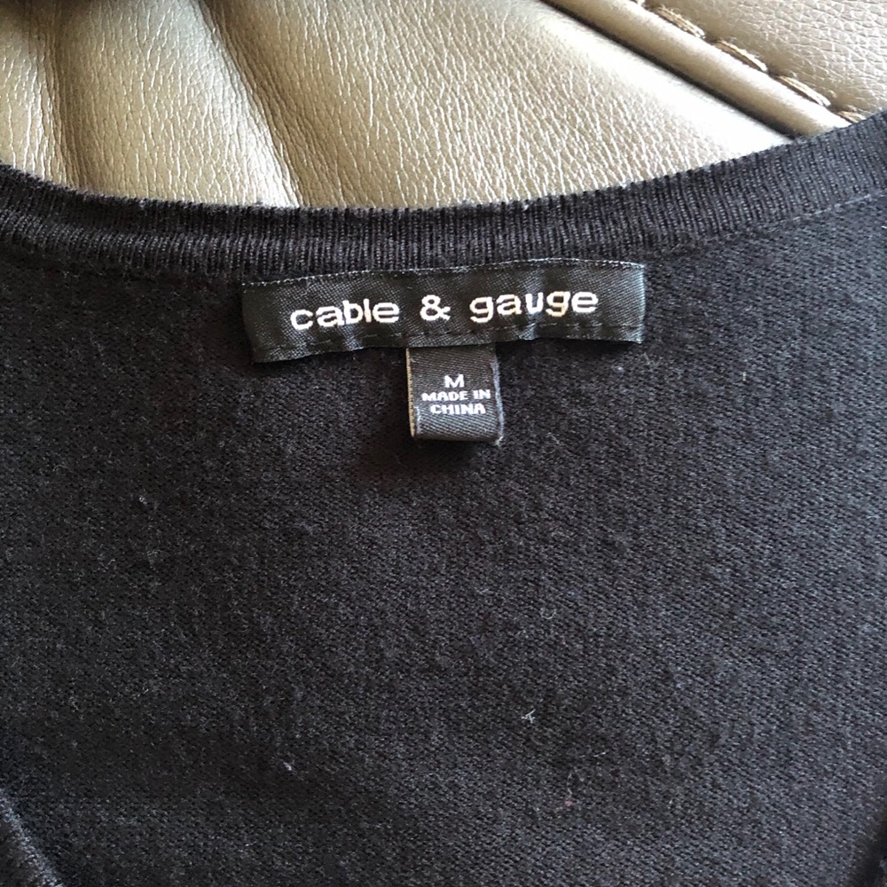 Cardigan with beaded neckline - Picture 2 of 3